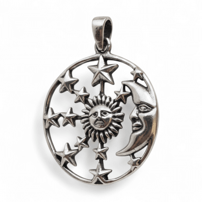 Mandala sol, lua estrela